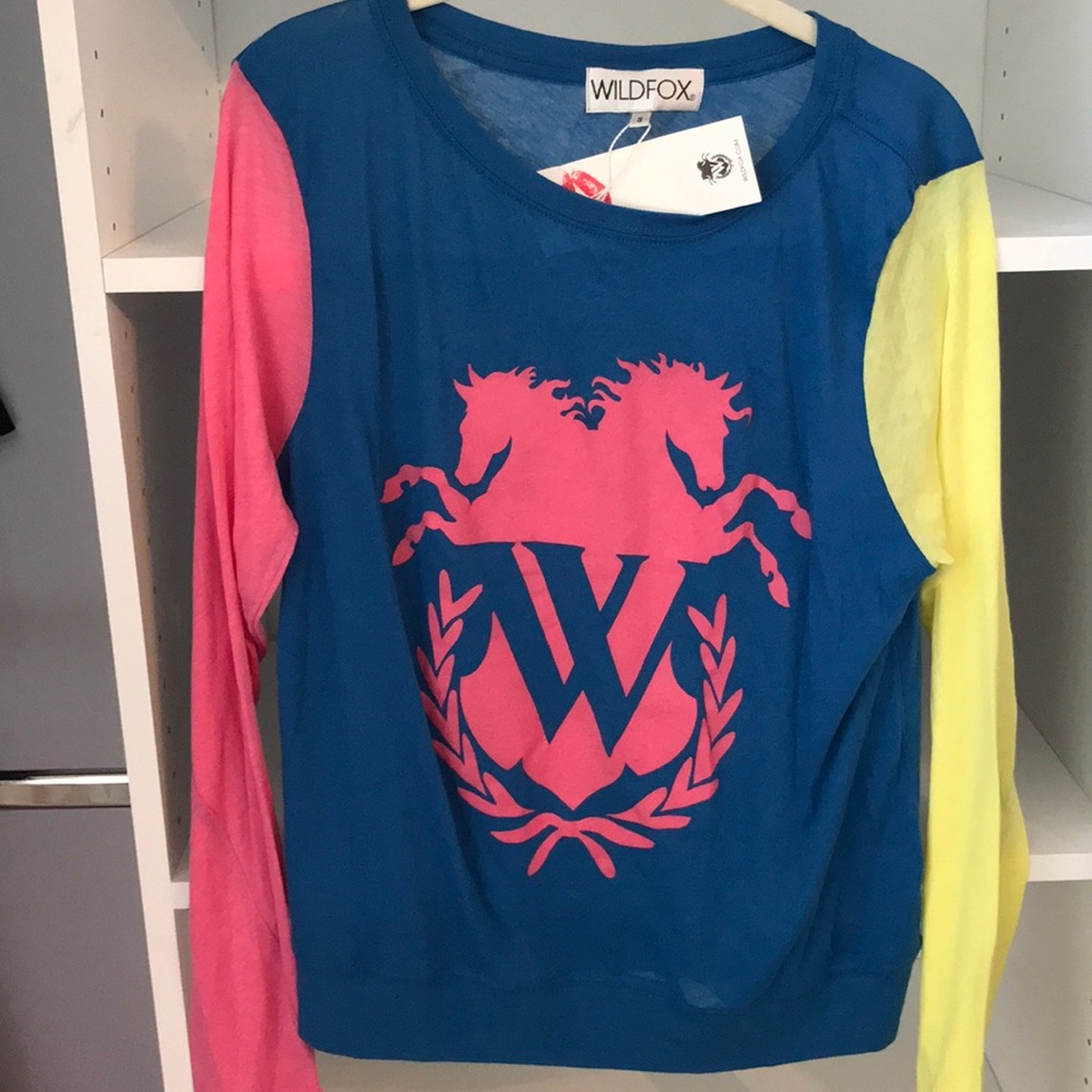 Wildfox vintage logo long sleeve